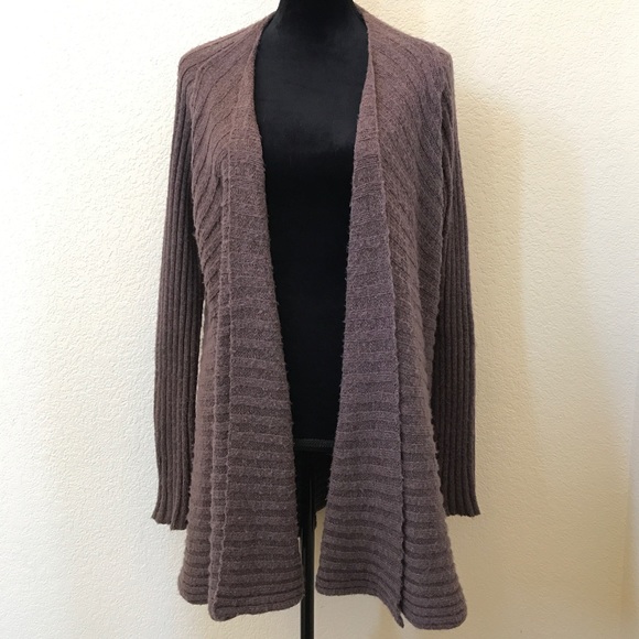 Free People Sweaters - Free People purple cardigan sweater knit fuzzy med